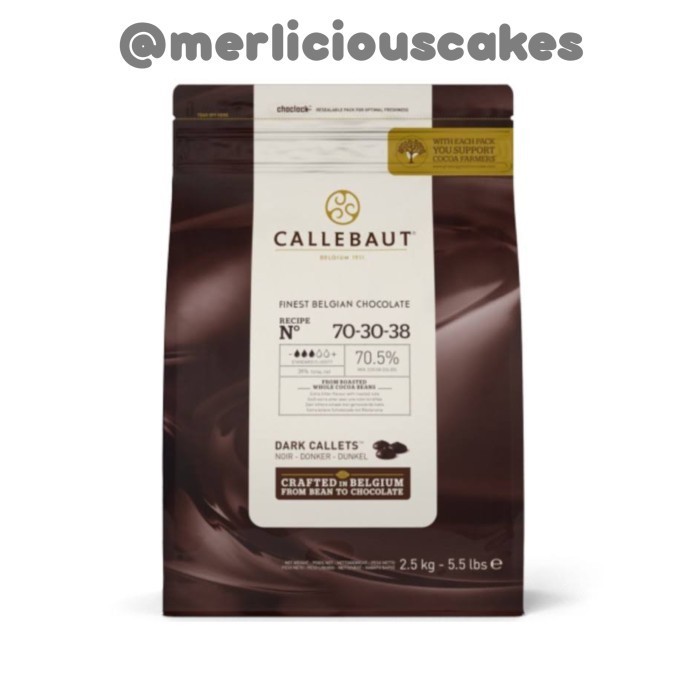 

Ready INSTANT COURIER ONLY Callebaut 70-30-38 Coklat Couveture 2,5 Kg