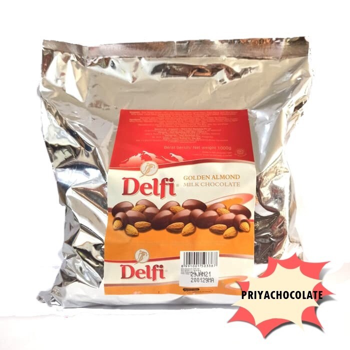 

Ready DELFI ALMOND, MEDE 1kg, 500gr, Reject Pabrik