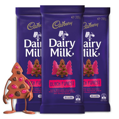 

Ready cadbury dairy milk black forest