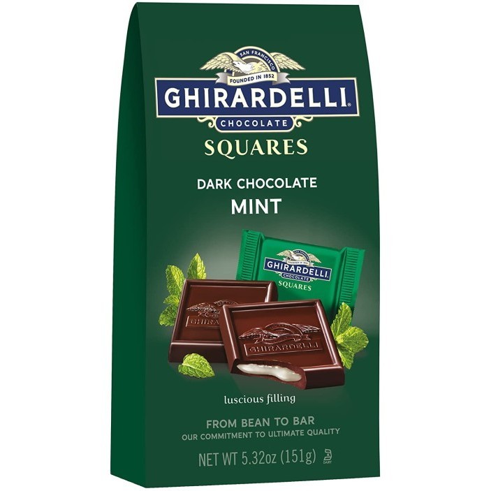 

Ready Ghirardelli Dark Chocolate Mint Bag 151g