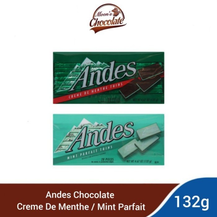 

Ready ANDES Cokelat Creme De Menthe Thins 28 pcs Andes Coklat Mint ORIGINAL