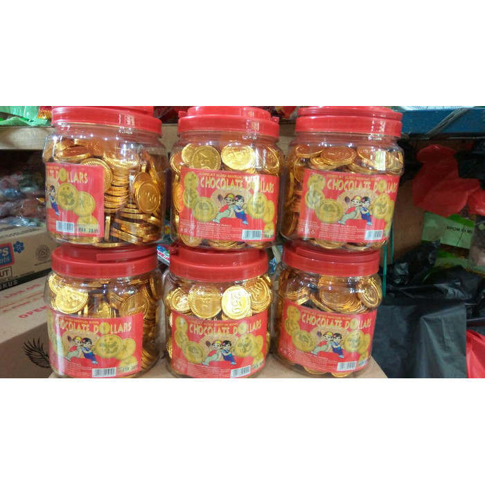

Ready Coklat Coin Dollar