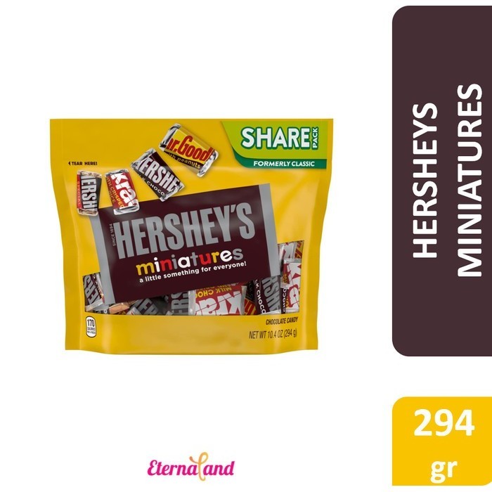 

Ready Hershey Miniatures Chocolate - cokelat impor aneka varian