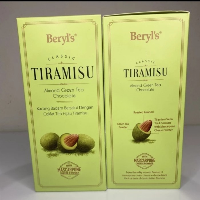 

Ready BERYLS COKLAT TIRAMISU GREENTEA 200gr