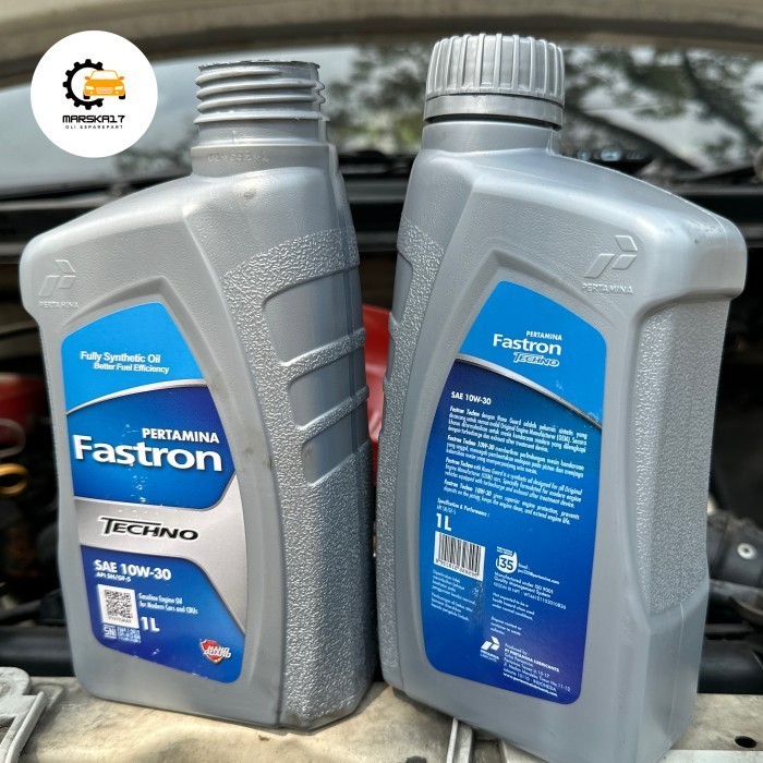 FASTRON BIRU TECHNO 10W-30 API SN ILSAC GF5 KEMASAN 1LITER ORIGINAL