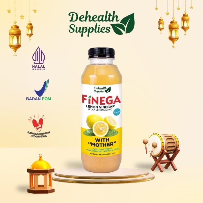 

Sale Finega Cuka Lemon 500Ml Kemasan Plastik
