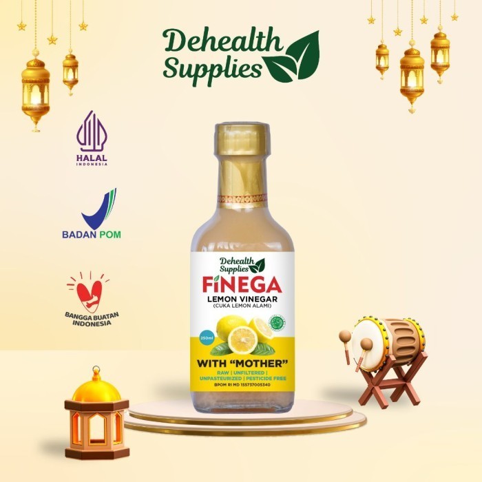 

Sale Finega Cuka Lemon 250Ml Kemasan Kaca