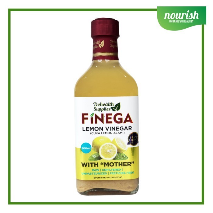 

Sale Finega, Lemon Vinegar With Mother / Cuka Lemon Alami 500Ml