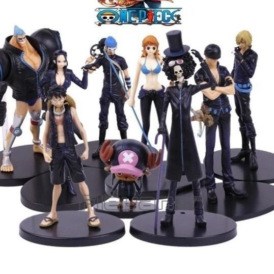 Pajangan Mainan Anime One Piece Action Figure Glm Movie Gold Set 9 Pcs