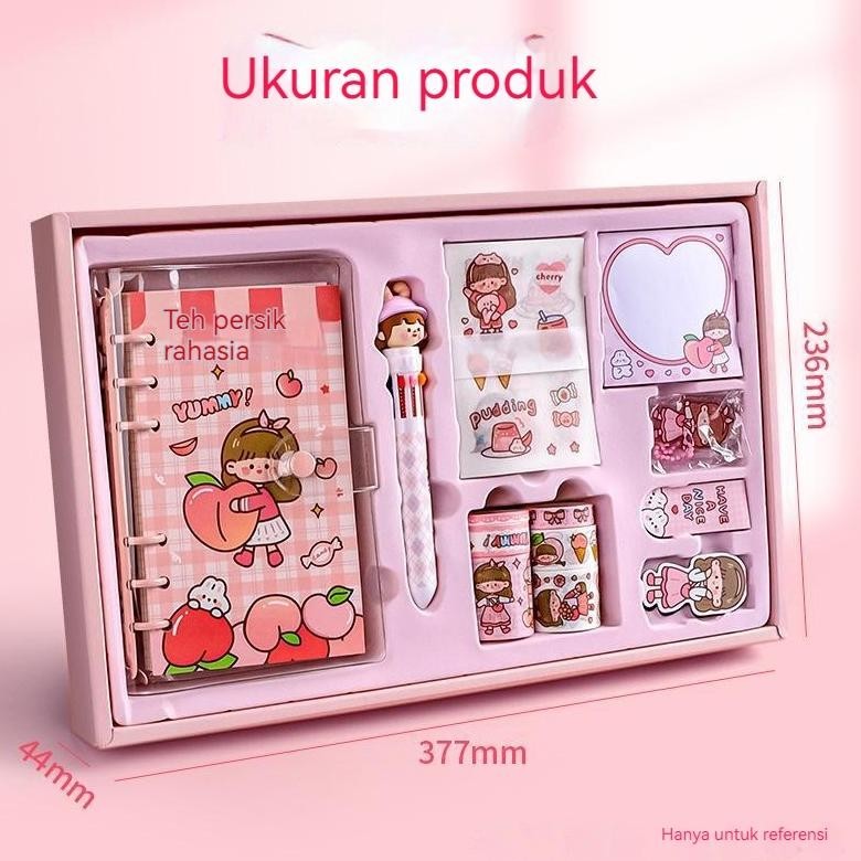 

TGH Stiker Lucu 1 Set Box Tema Kartun Stiker Label untuk Buku Pegangan Diary Dekorasi DIY Stiker Spiral Elegan Bahan Buku Notebook TERLARIS