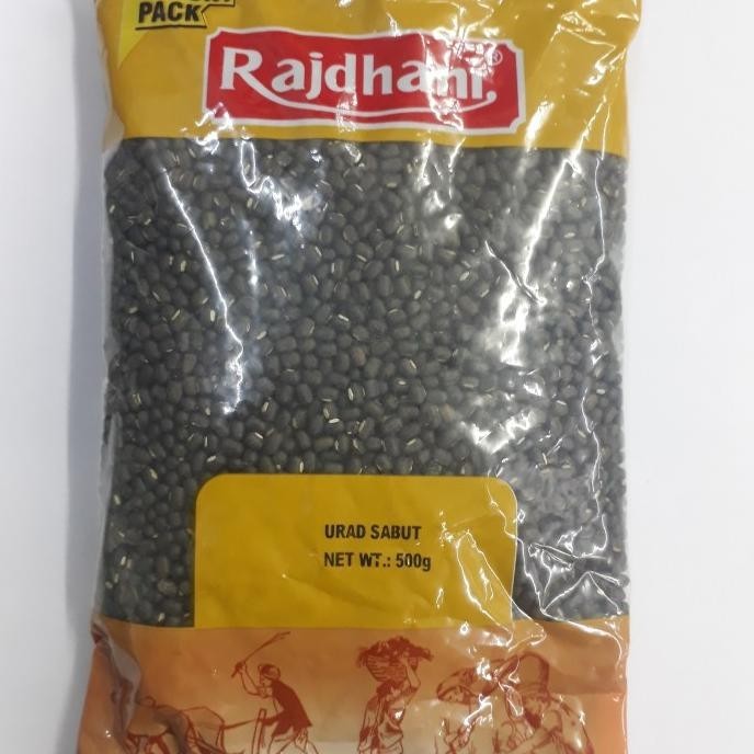 

RAJDHANI URAD SABUT (INDIA) BLACK DAL WHOLE / KACANG 500 GR
