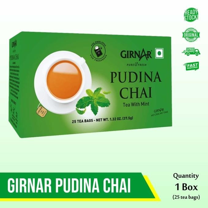 

GIRNAR PUDINA CHAI 25 TEA BAGS [37.5G]