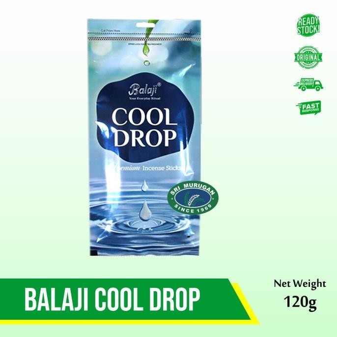 

BALAJI COOL DROP PREMIUM INCENSE STICKS 120 GM