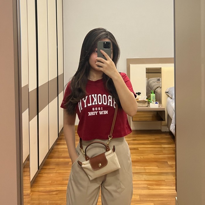 SALE CROP TOP MOTIF EDISI TERBARU LIMITED EDITION CROP TOP KOREA KUROMI ATASAN CROP