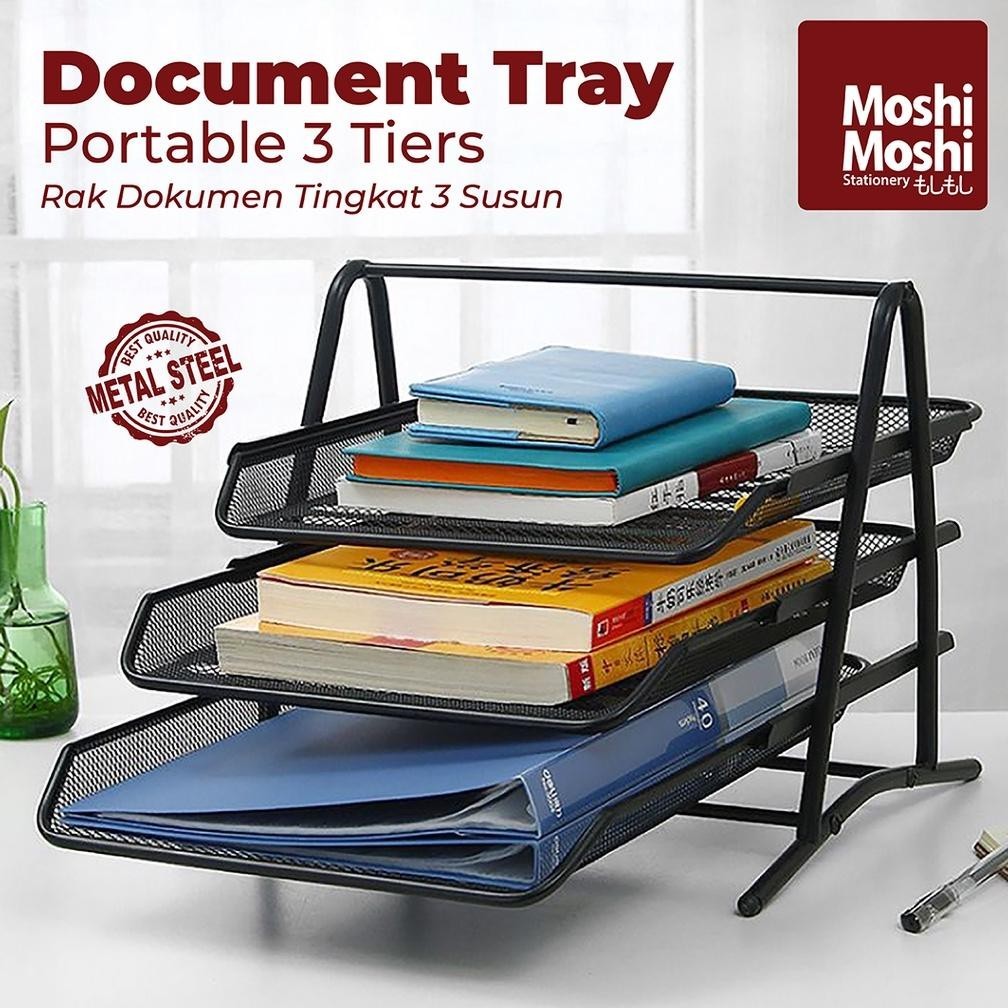 

Diskon Document Tray Desk Storage Foldable 3 Tiers Rak Kertas File Dokumen 3 Susun Jaring Besi Viral