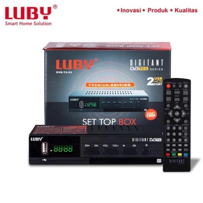 LUBY SET TOP BOX DVB-T2-03 STB SIARAN DIGITAL