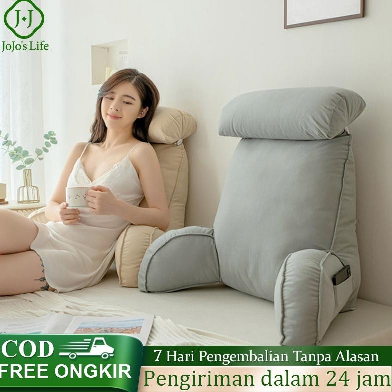 (PROMO) Bantal Sandaran Bantal Punggung Kasur 75x36cm Bantal Sandaran Tempat Tidur Tebal dan Nyaman 