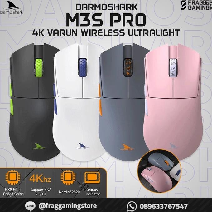 Darmoshark M3S Pro 4K Varun Wireless Ultra Light M3Spro Gaming Mouse