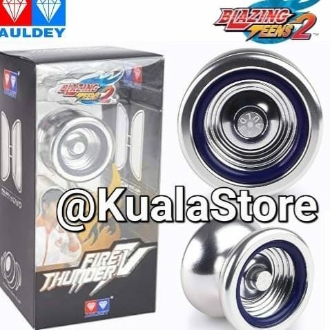 Yoyo Auldey Original Blazing Teens Fire Thunder V Metal Champion Hq