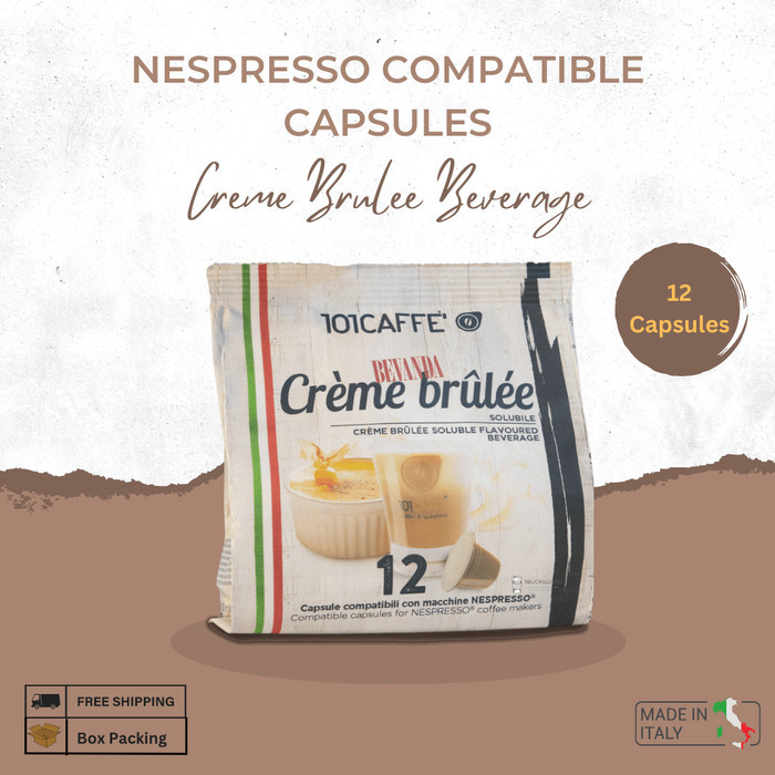 

Nespresso Capsules - Creme Brulee Flavour (Made In Italy)