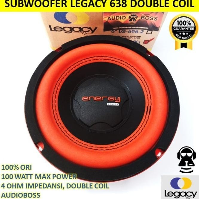 Speaker Subwoofer 6 Inch 6In 6" Legacy 6 638 Lg 638-2 150 Watt Tokosylvia