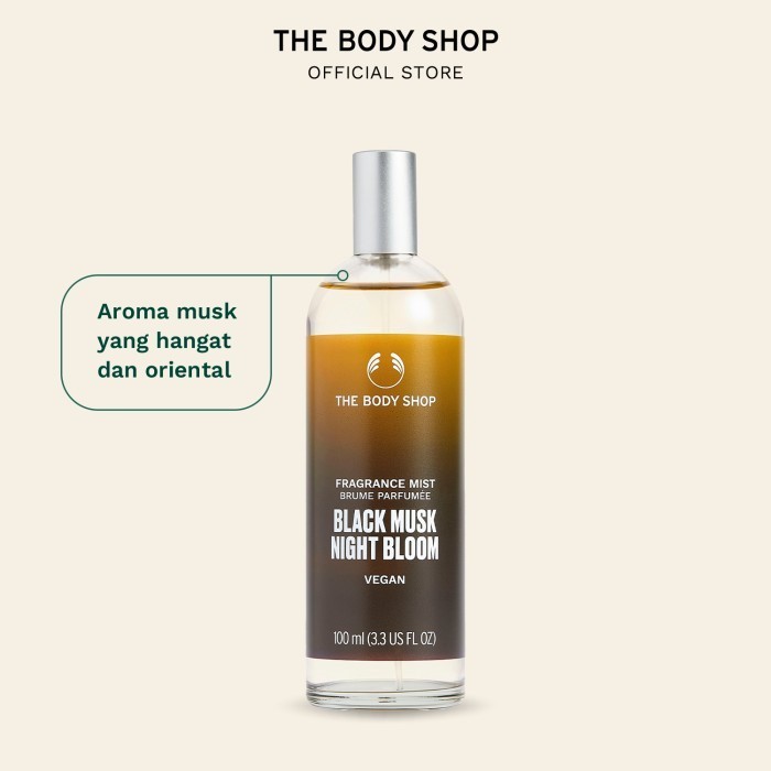 The Body Shop Black Musk Night Bloom Body Mist Fragrance 100ml