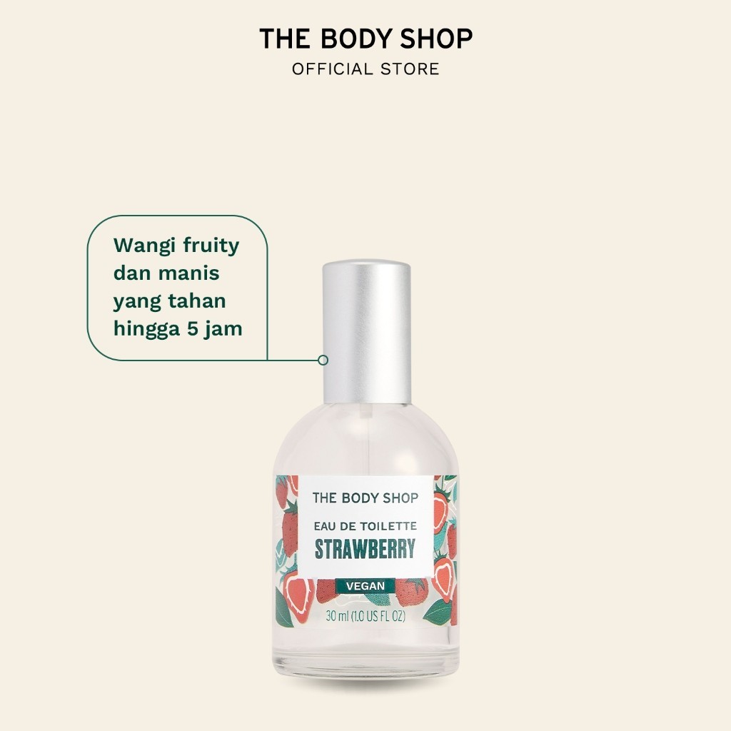 The Body Shop Strawberry Eau De Toilette Parfum EDT 30ml