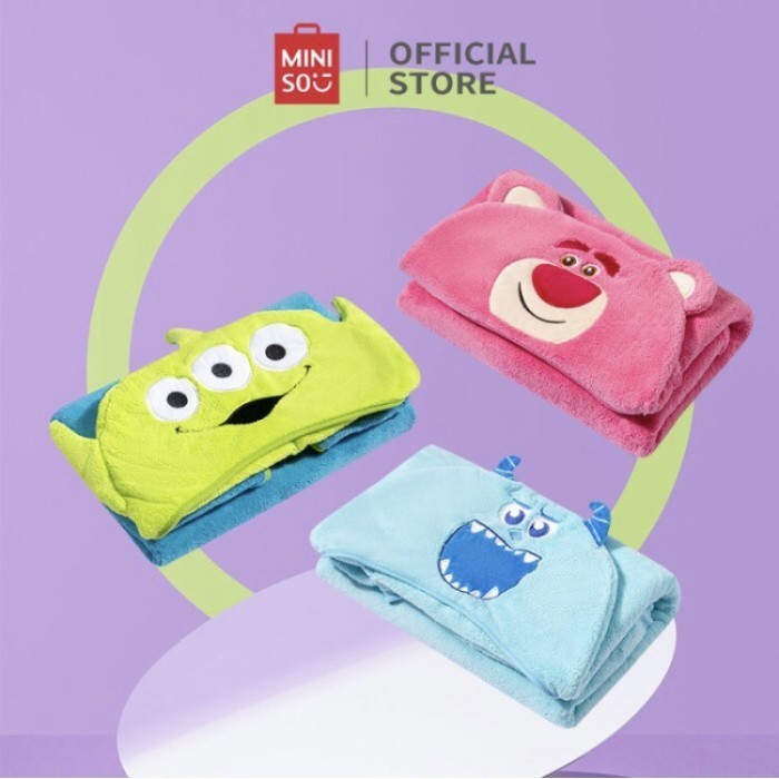 Selimut Lotso Miniso Toy Story Collection Blanket