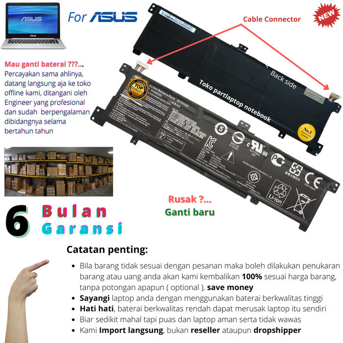 Baterai Asus K401Lb K401 K401L K401Lb K401Lx K401Uq Original
