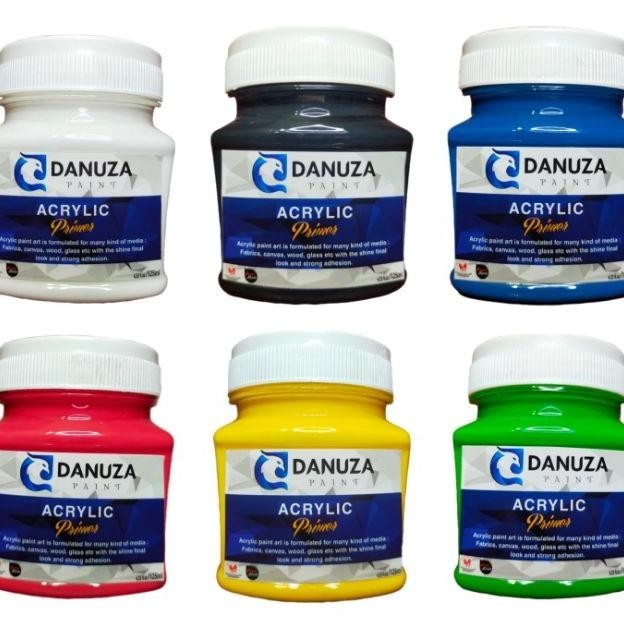 

Cat Lukis Acrylic Primer Paint Paket 6 Warna 125 Ml