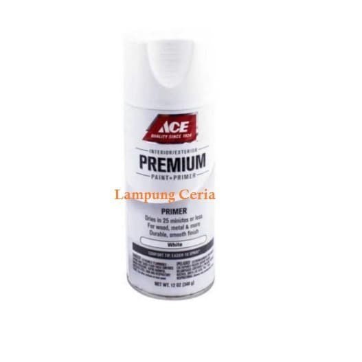 Cat Semprot Putih Ace Premium Primer White Enamel Paint