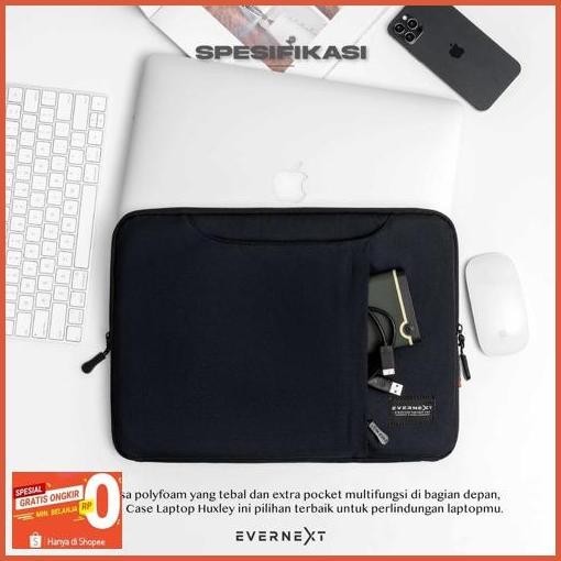 Baru Evernext - Tas Laptop Waterproof Soft Case Laptop Macbook Anti Air 14"-15" Pelindung Laptop Hux