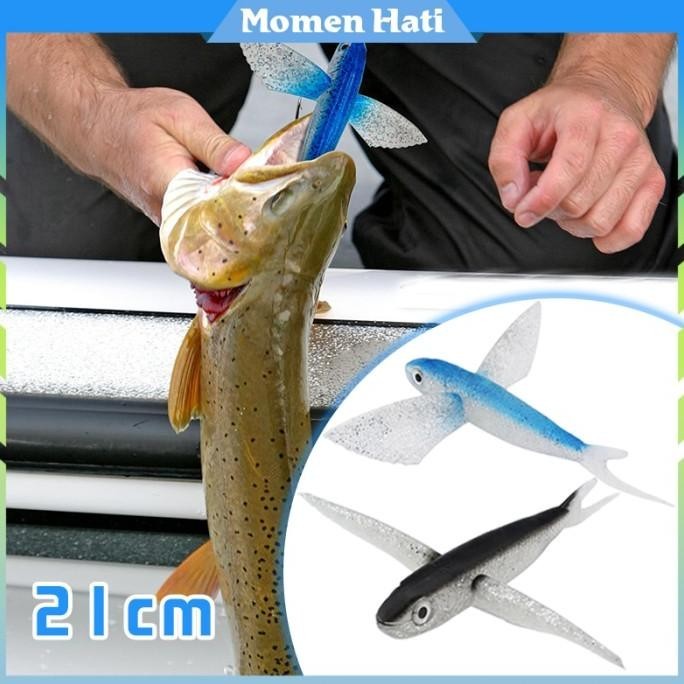 21CM Soft Lure Bentuk Ikan Umpan Casting Bentuk Ikan Sinking Minnow