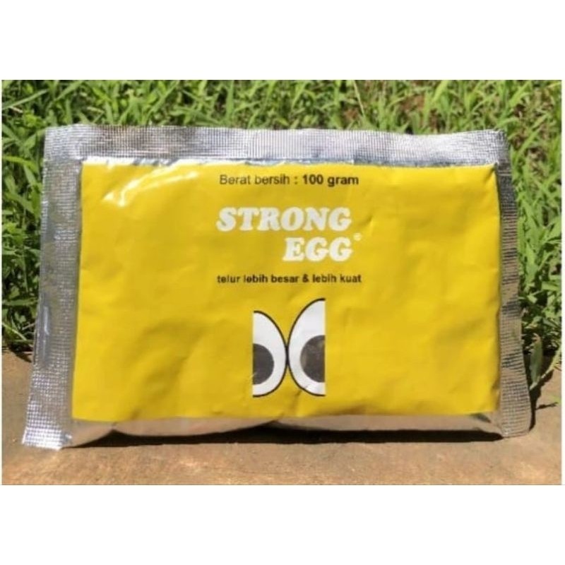 Strong egg 100gram vitamin penguat cangkang telur ayam bebek