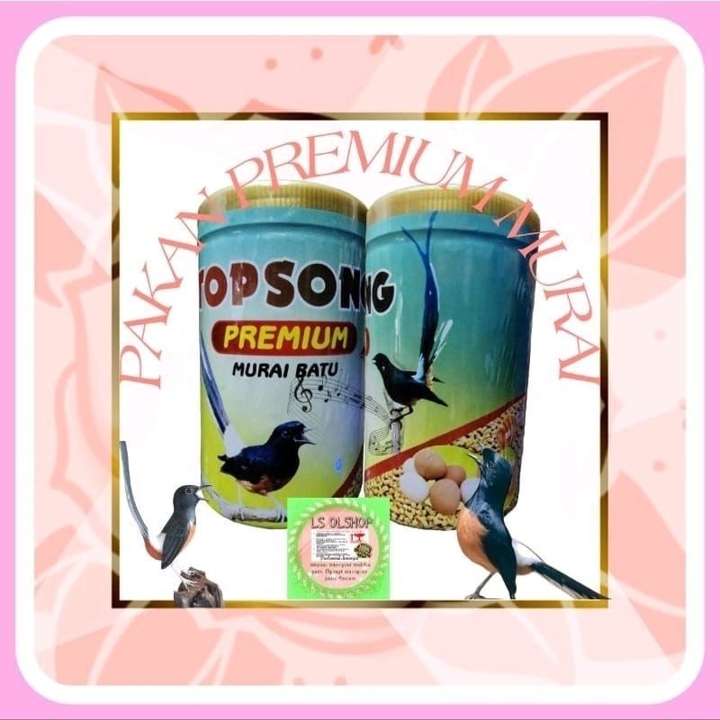 1 TOPLES TOPSONG MURAI PREMIUM MAKANAN BURUNG MURAY KACER