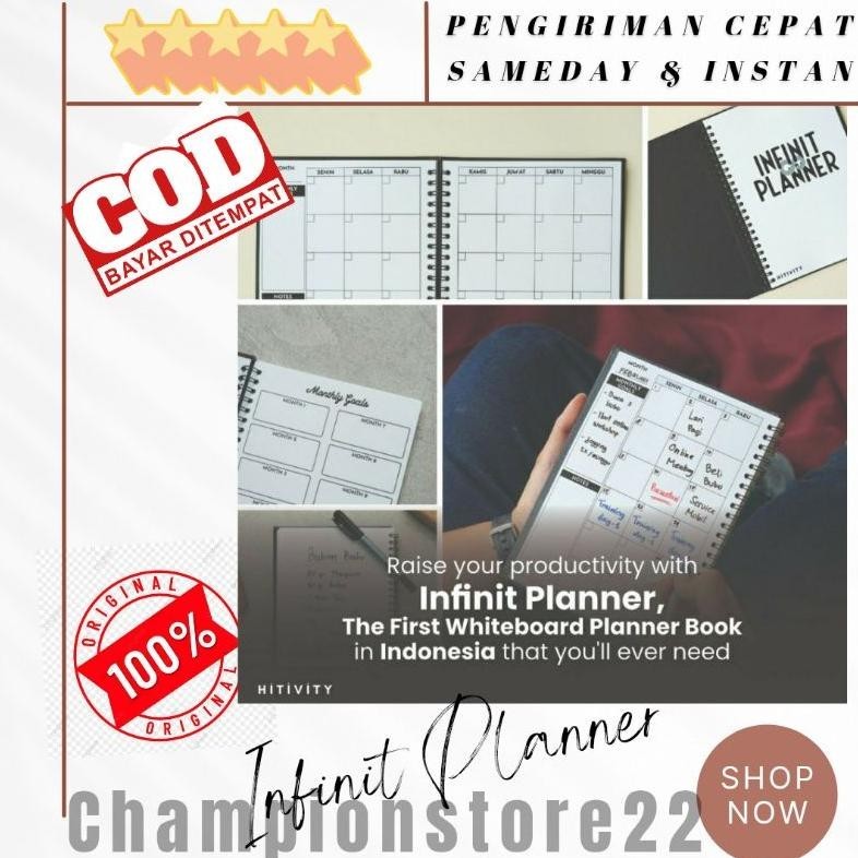 

BACK TO SCHOOL BUKU CATATAN INFINIT PLANNER NOTE BOOK BUKU WHITEBOARD AGENDA JURNAL RENCANA HARIAN BULAN TAHUN MEMO
