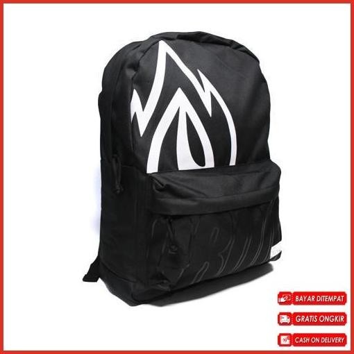 Original Crooz Identity Backpack Black Promo Terbatas