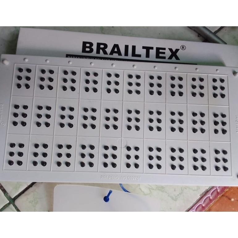 

BACK TO SCHOOL BRAILE TEXT/ALAT TULIS UNTUK TUNANETRA