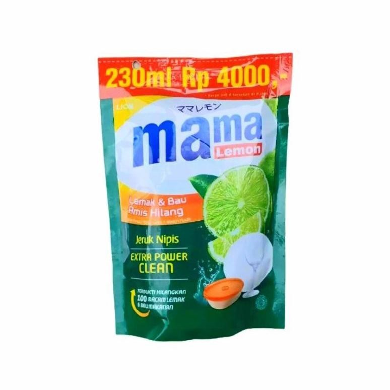 

Mama Lemon Jeruk Nipis Netto 230ml - Mama Lemon 4000 /A708