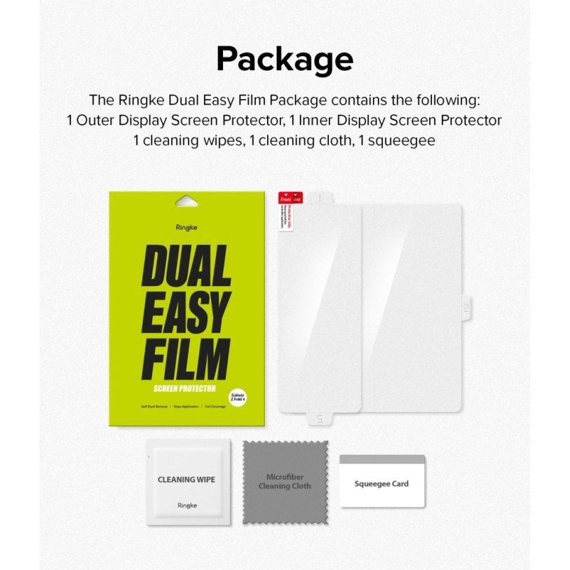 Ringke Dual Easy Film Screen Protector Samsung Z Fold 5 Anti Gores