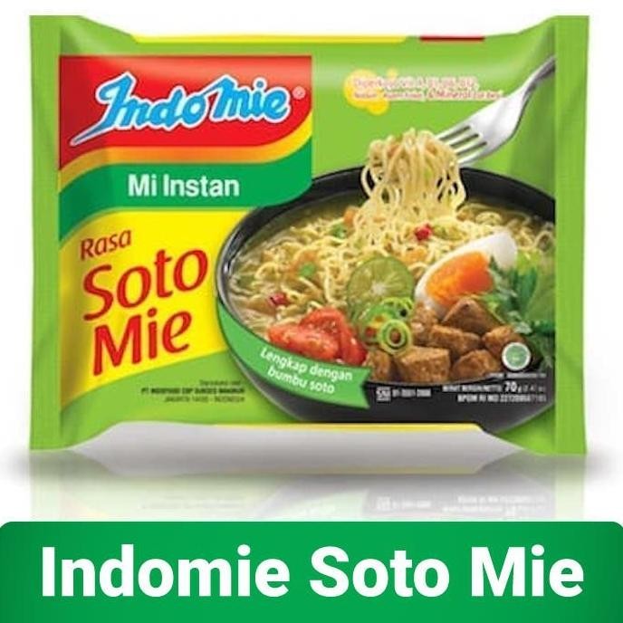 

PROMO HEMAT INDOMIE RASA SOTO MIE 80G /A507
