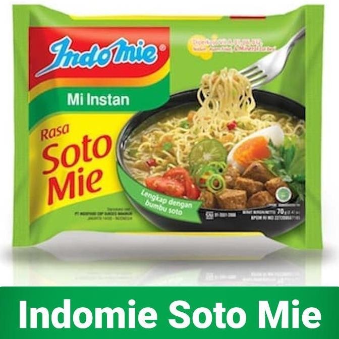 

PROMO HEMAT INDOMIE RASA SOTO MIE 80G /A508