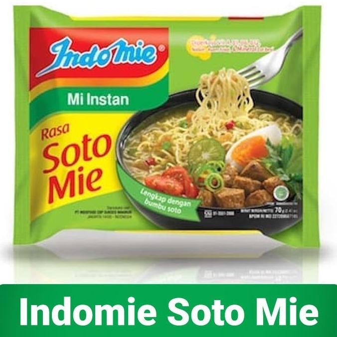 

PROMO HEMAT INDOMIE RASA SOTO MIE 80G /A510