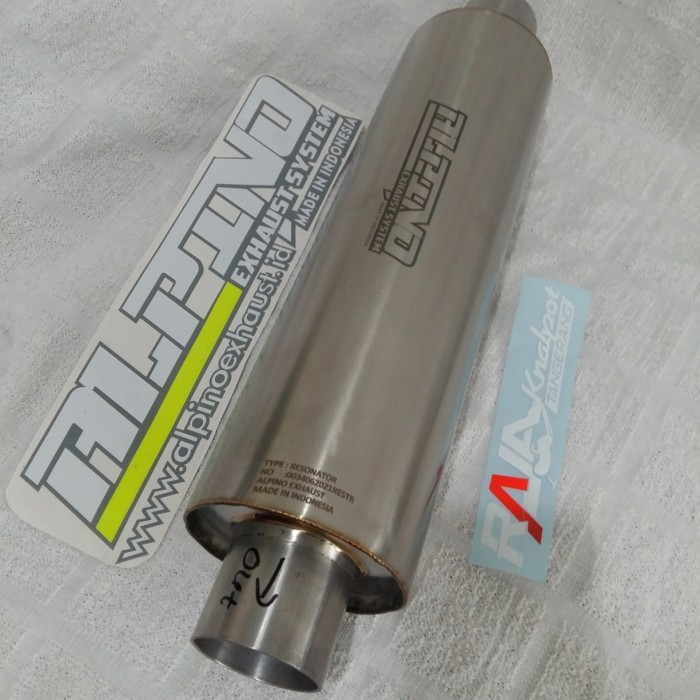 Resonator Alpino Manual Knalpot Mobil