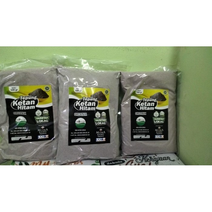 

Tepung Ketan Hitam Mama Kamu Kemasan 500 Gram (Isi 3 Pcs) - Term