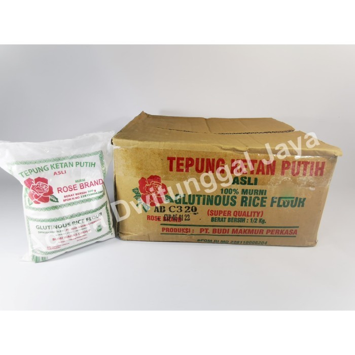 

Tepung Ketan Putih Rose Brand 20X500 Gr - Karton