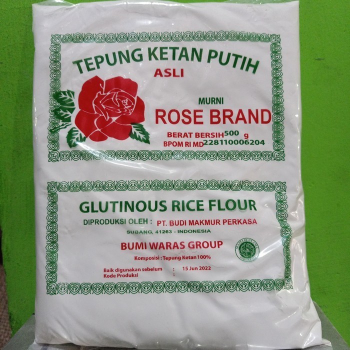 

1 Dus Tepung Ketan Rose Brand 500Gr Isi 20 Pcs