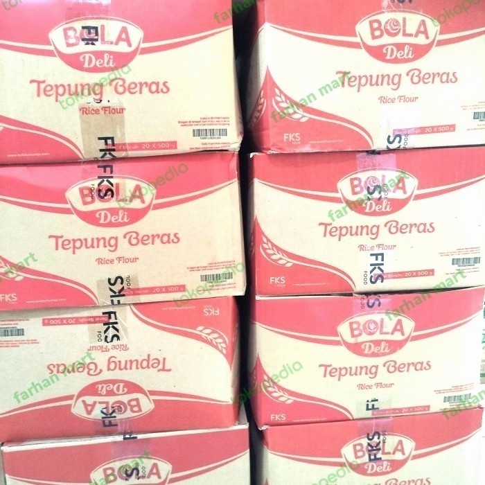 

Tepung Beras Bola Deli 500Gr 1 Dus Isi 20 Pc Harga