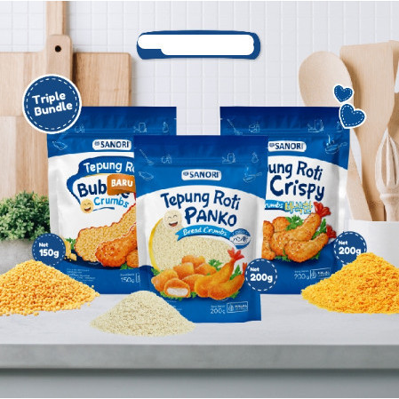 

Terlaris 3In1 - Tepung Roti Crispy , Bubble , Panko Sbc San