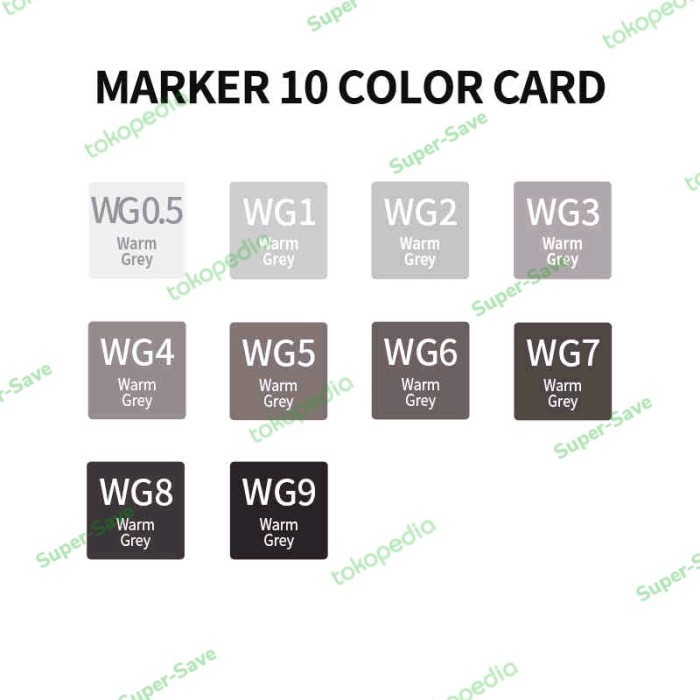 

TouchMark T3 color marker 10 warna = Sketch